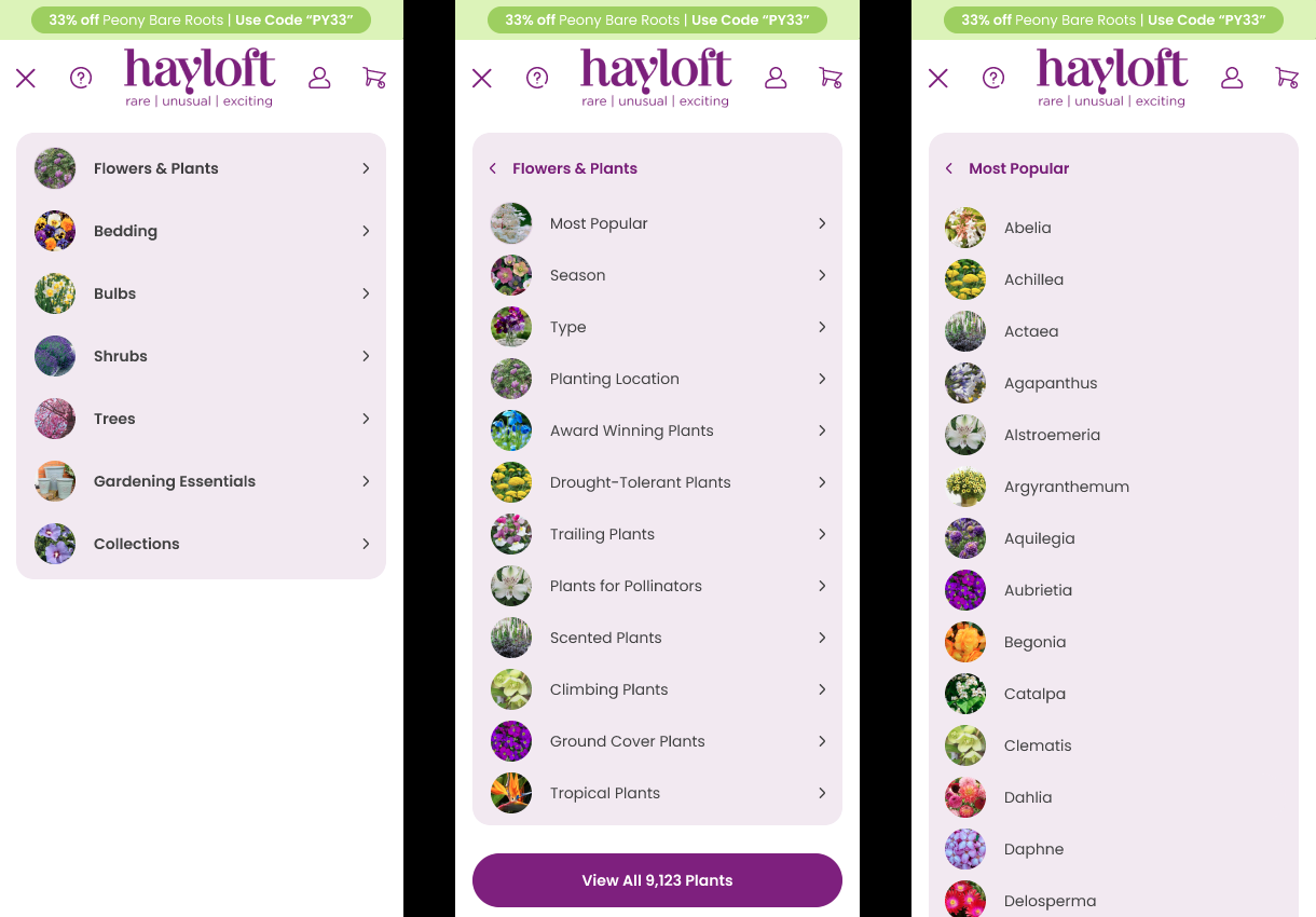 Hayloft Plants Hayloft Plants